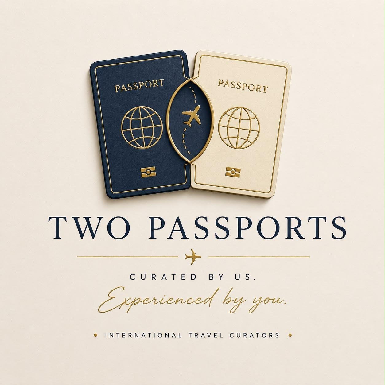 TWO PASSPORTS LOGO